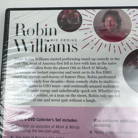 Robin Williams Comic Genius Volume 2 DVD Comedy Time Life - Picture 3 of 4